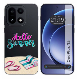 Funda Silicona Transparente para OnePlus 15 5G diseño...