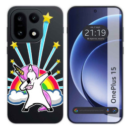 Funda Silicona Transparente para OnePlus 15 5G diseño...