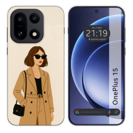 Funda Silicona para OnePlus 15 5G diseño Mujer 01 Dibujos