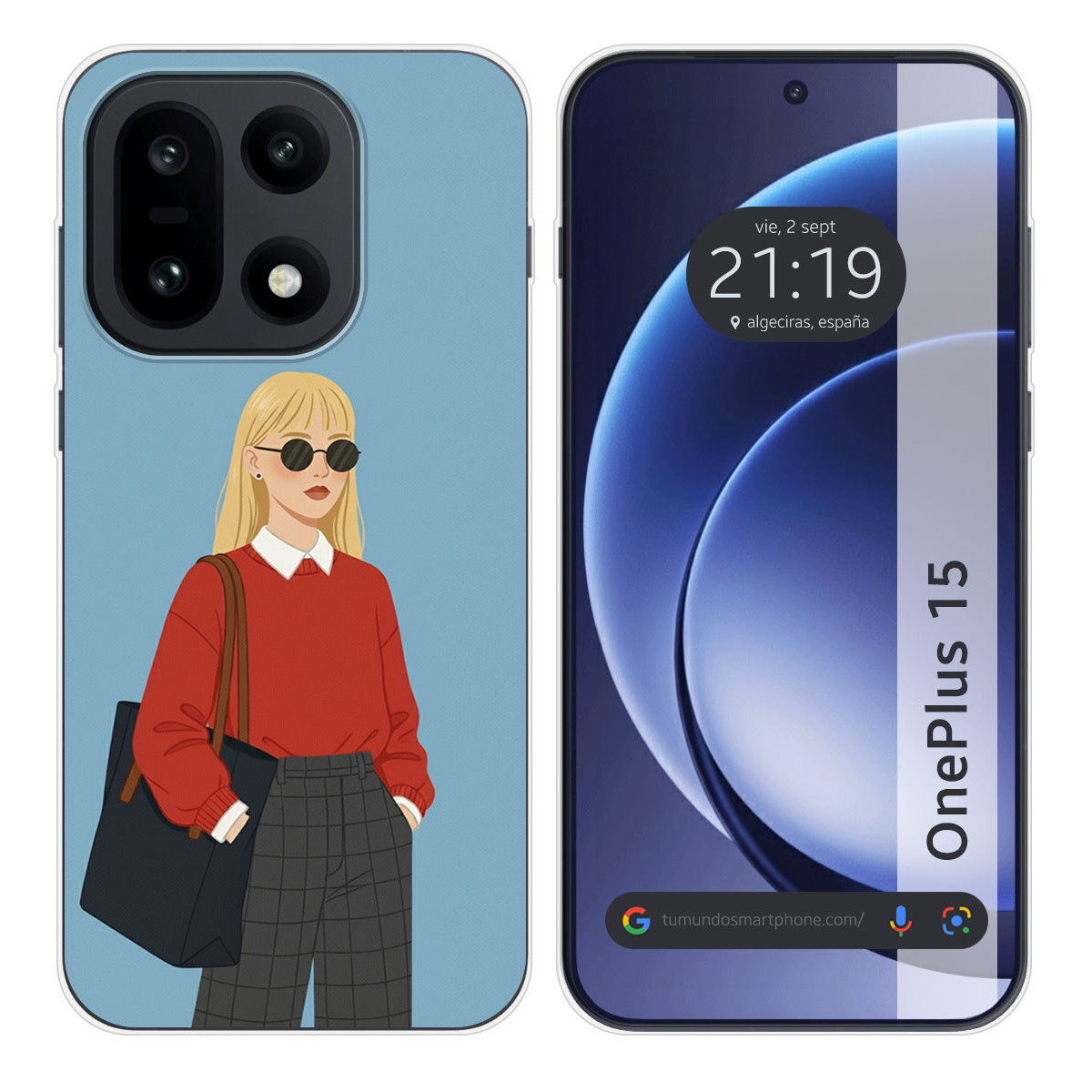 Funda Silicona para OnePlus 15 5G diseño Mujer...