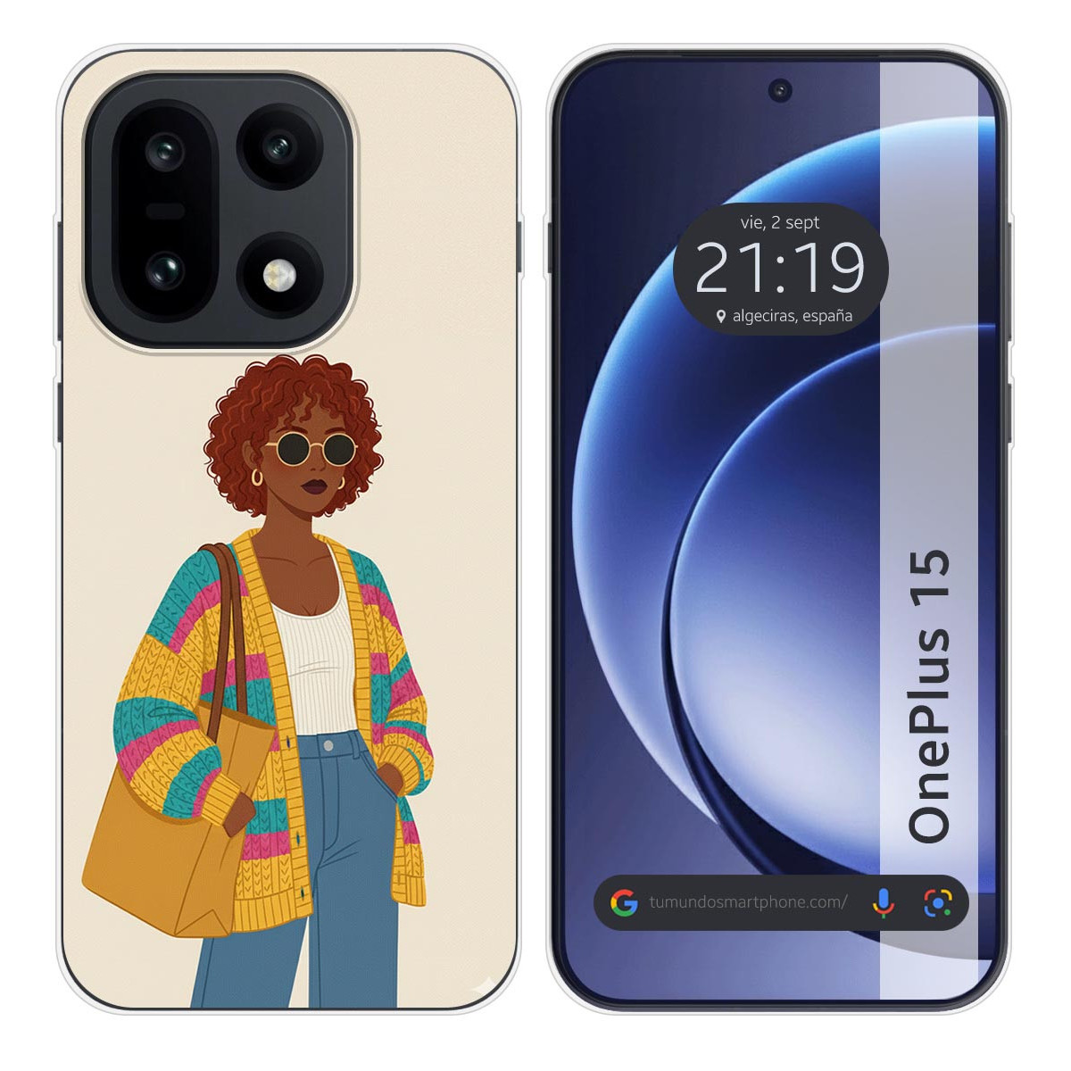 Funda Silicona para OnePlus 15 5G diseño Mujer...