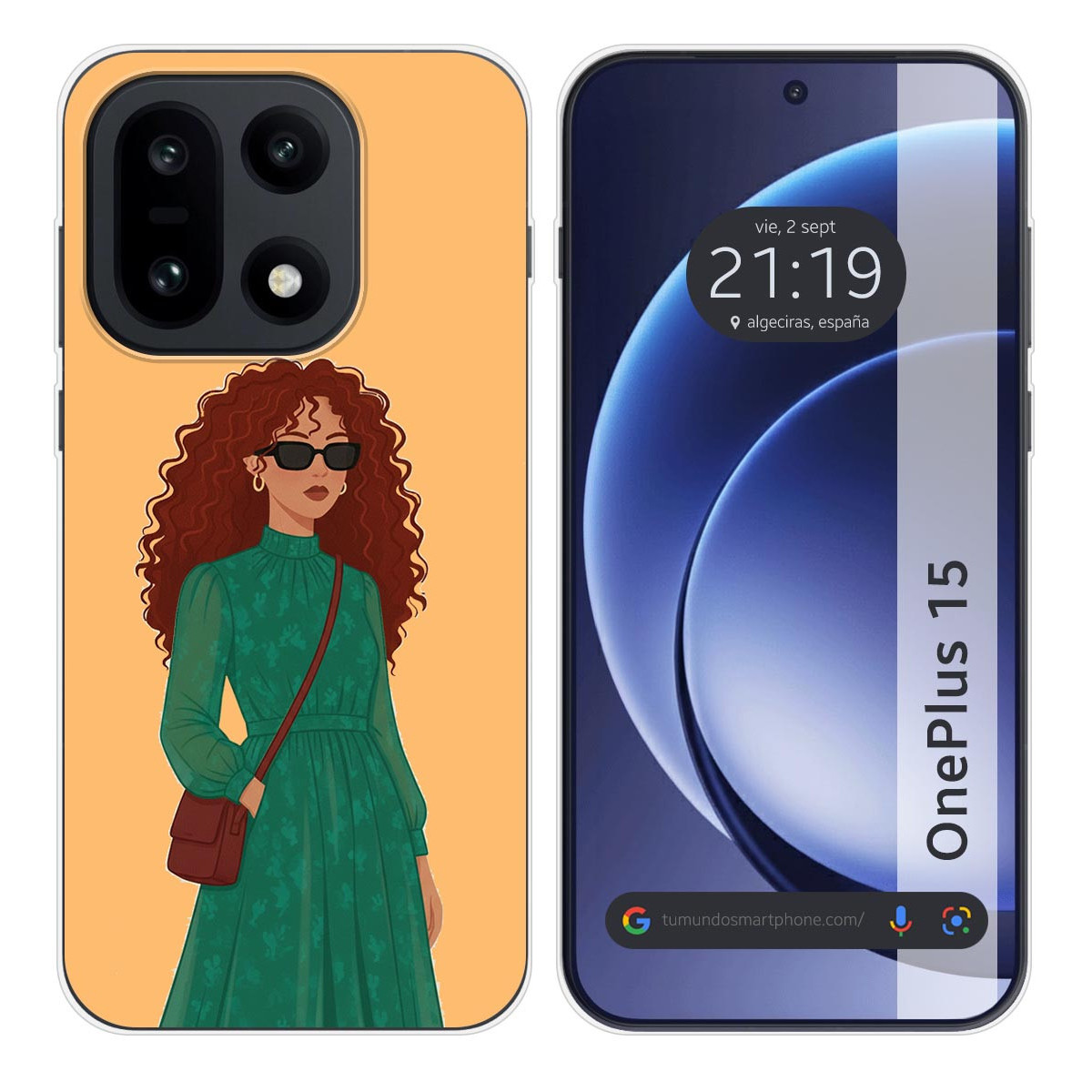 Funda Silicona para OnePlus 15 5G diseño Mujer...