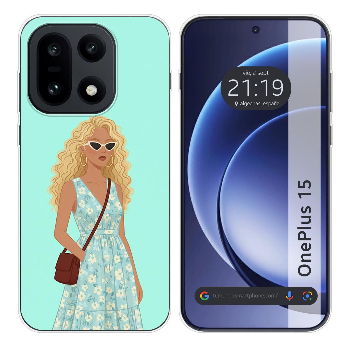 Funda Silicona para OnePlus 15 5G diseño Mujer...