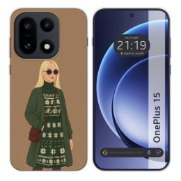 Funda Silicona para OnePlus 15 5G diseño Mujer 08 Dibujos