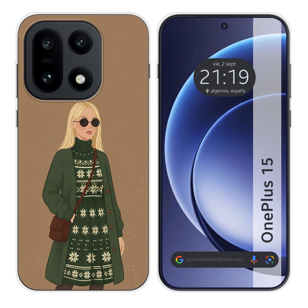 Funda Silicona para OnePlus 15 5G diseño Mujer...