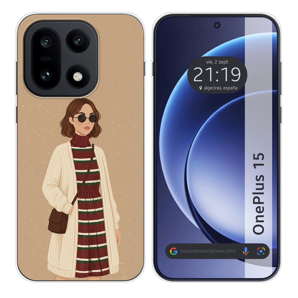 Funda Silicona para OnePlus 15 5G diseño Mujer...