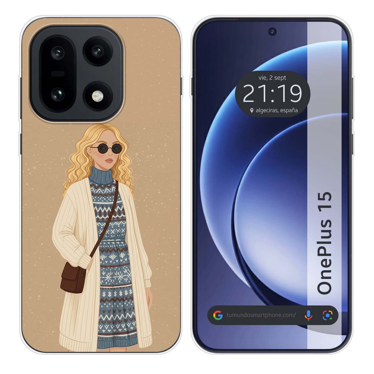 Funda Silicona para OnePlus 15 5G diseño Mujer...