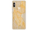 Funda Gel Transparente para Xiaomi Redmi Note 5 / Note 5 Pro Diseño Hojas Dibujos