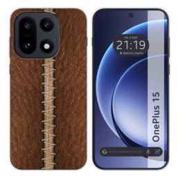 Funda Silicona para OnePlus 15 5G diseño Cuero 01 Dibujos