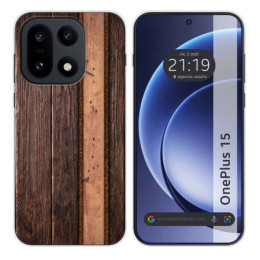 Funda Silicona para OnePlus 15 5G diseño Madera 05 Dibujos