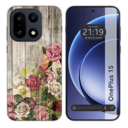 Funda Silicona para OnePlus 15 5G diseño Madera 08 Dibujos