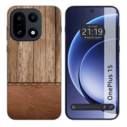 Funda Silicona para OnePlus 15 5G diseño Madera 09 Dibujos