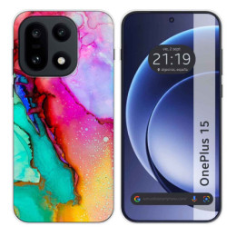 Funda Silicona para OnePlus 15 5G diseño Mármol 15 Dibujos
