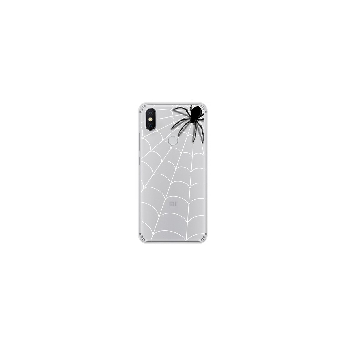 Funda Gel Transparente para Xiaomi Redmi S2 Diseño Araña Dibujos