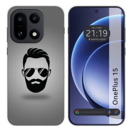 Funda Silicona para OnePlus 15 5G diseño Barba Dibujos