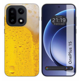 Funda Silicona para OnePlus 15 5G diseño Cerveza Dibujos