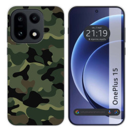 Funda Silicona para OnePlus 15 5G diseño Camuflaje Dibujos