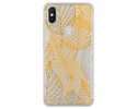Funda Gel Transparente para Xiaomi Redmi S2 Diseño Hojas Dibujos