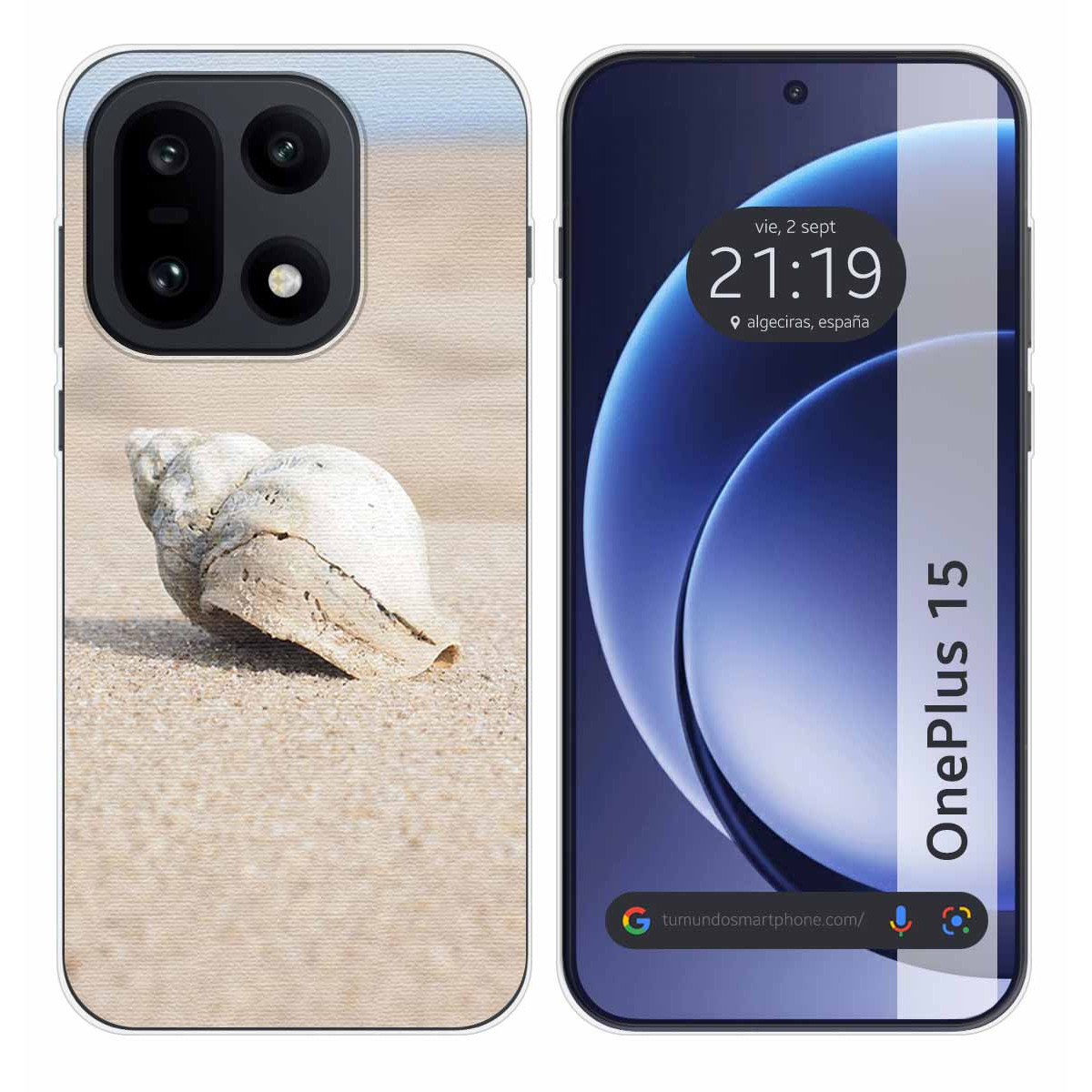 Funda Silicona para OnePlus 15 5G diseño Concha...