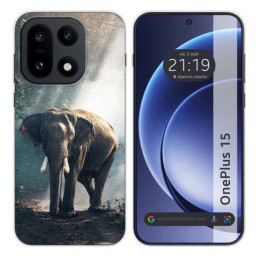 Funda Silicona para OnePlus 15 5G diseño Elefante Dibujos