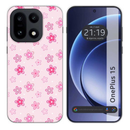 Funda Silicona para OnePlus 15 5G diseño Flores Dibujos