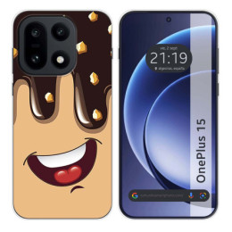 Funda Silicona para OnePlus 15 5G diseño Helado Chocolate...