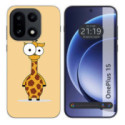 Funda Silicona para OnePlus 15 5G diseño Jirafa Dibujos