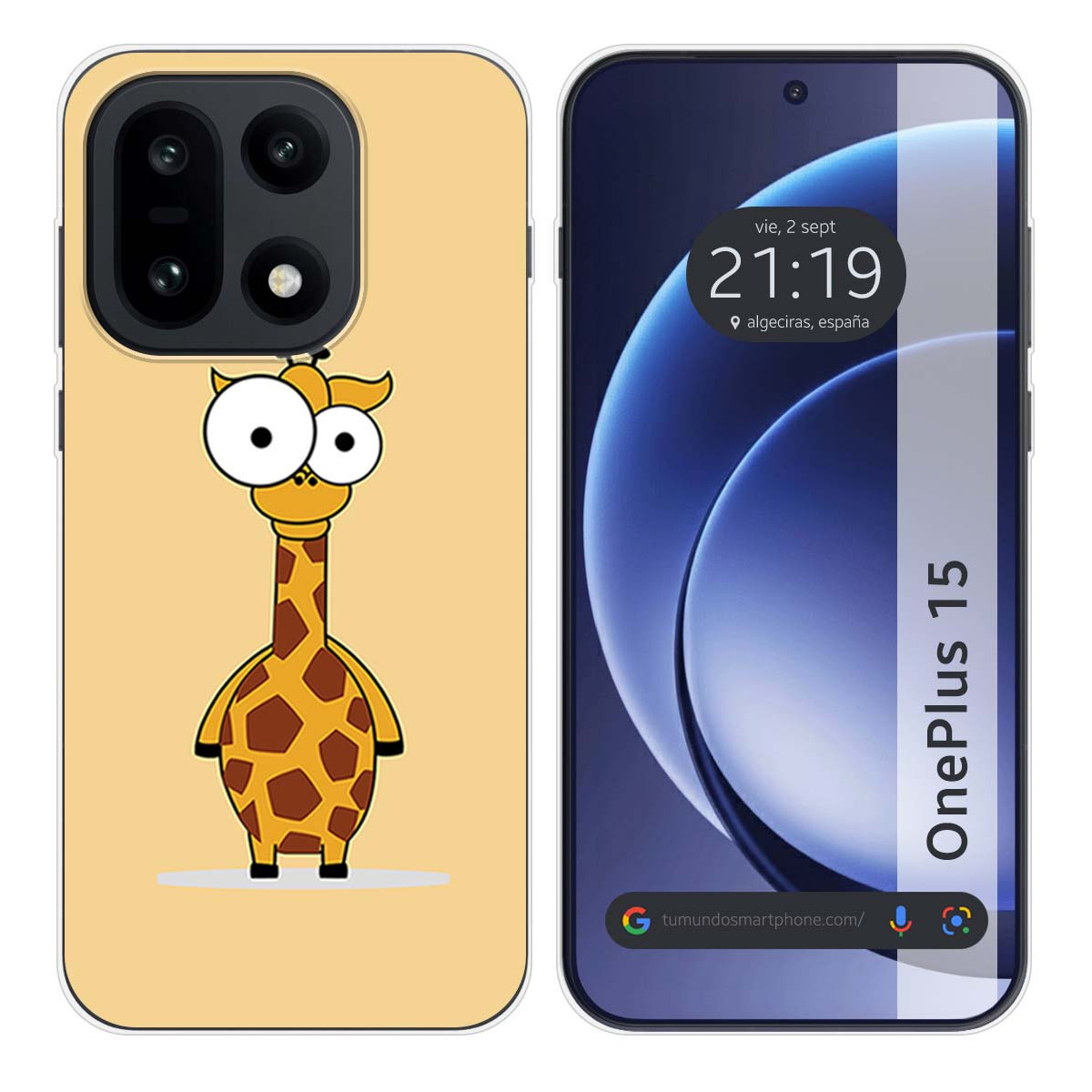 Funda Silicona para OnePlus 15 5G diseño Jirafa...