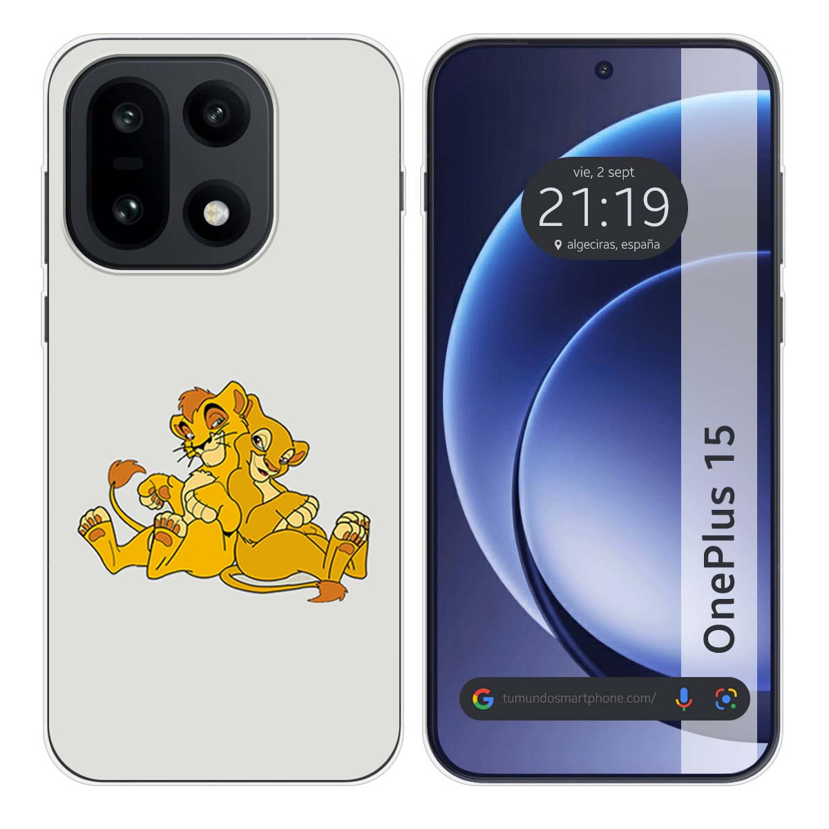Funda Silicona para OnePlus 15 5G diseño Leones...