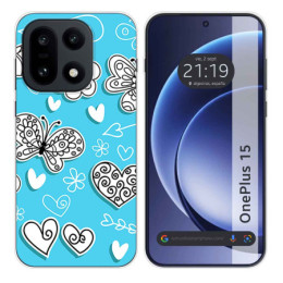 Funda Silicona para OnePlus 15 5G diseño Mariposas Dibujos