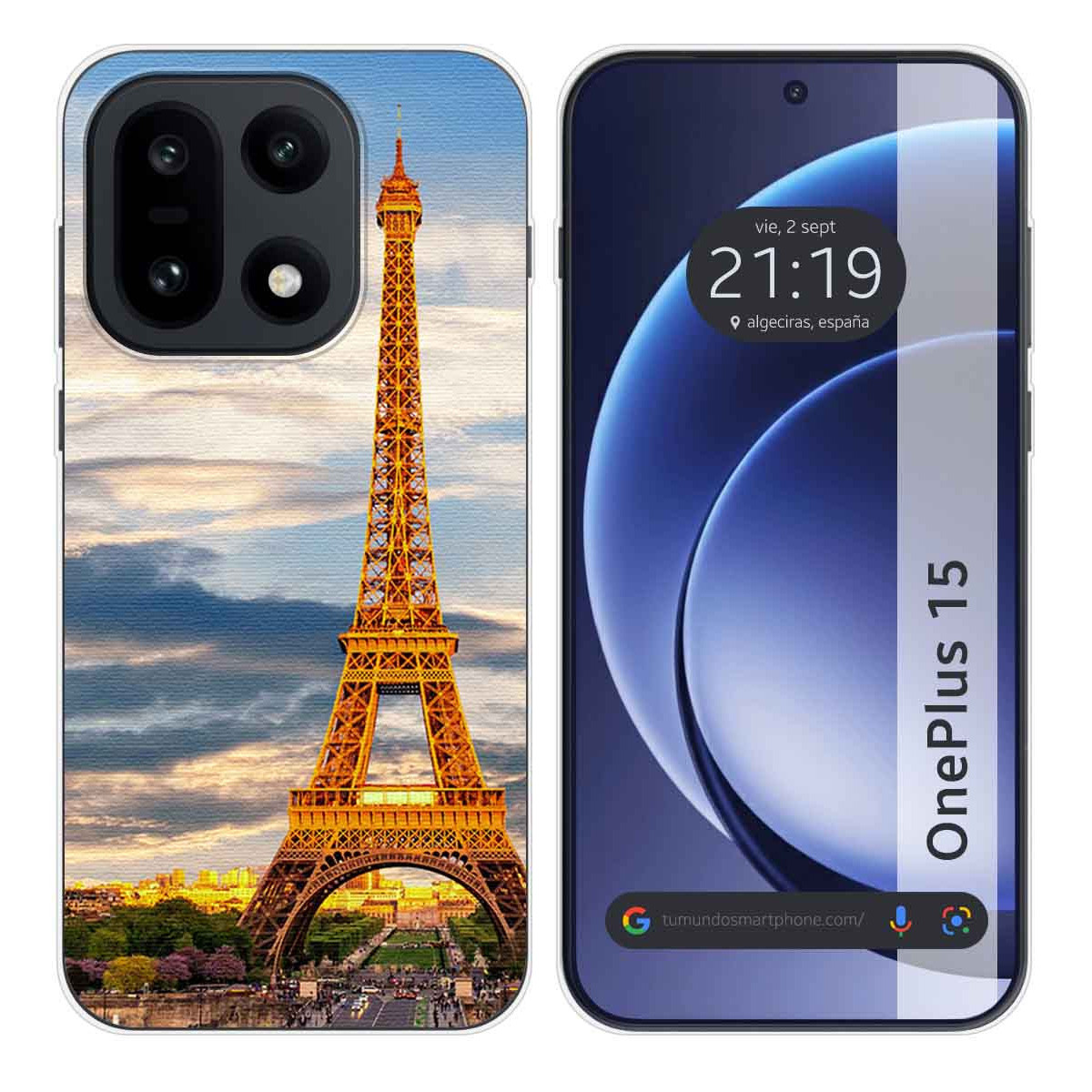 Funda Silicona para OnePlus 15 5G diseño Paris...