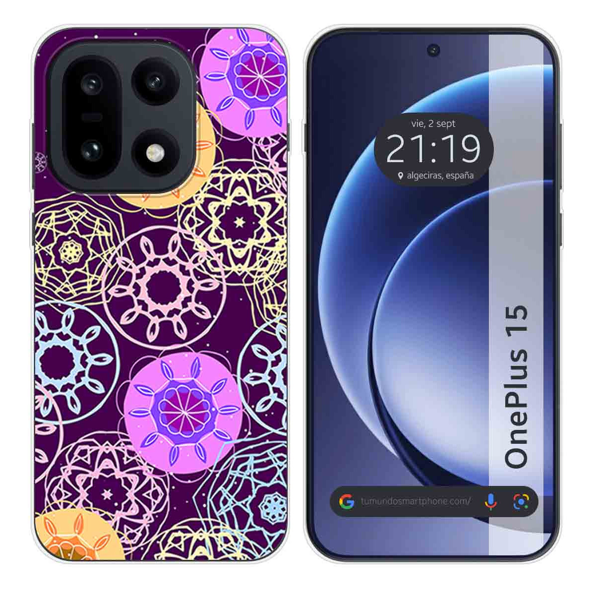 Funda Silicona para OnePlus 15 5G diseño Radial...