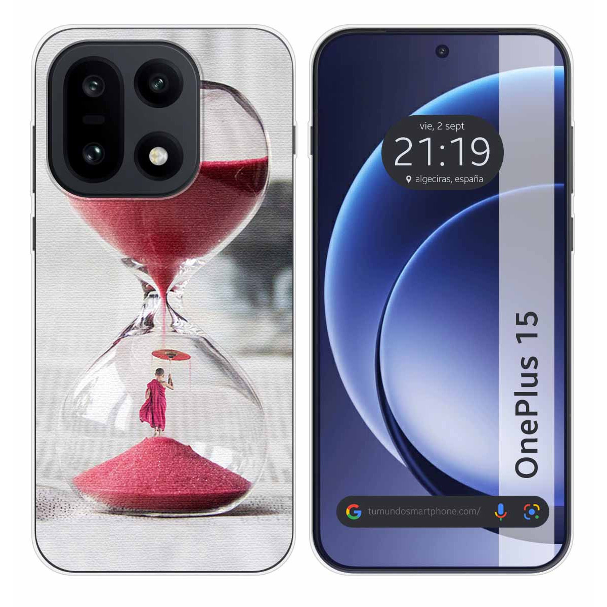 Funda Silicona para OnePlus 15 5G diseño Reloj...