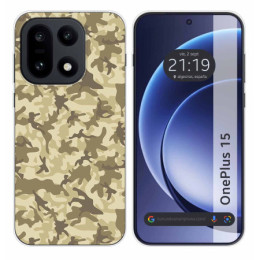 Funda Silicona para OnePlus 15 5G diseño Sand Camuflaje...