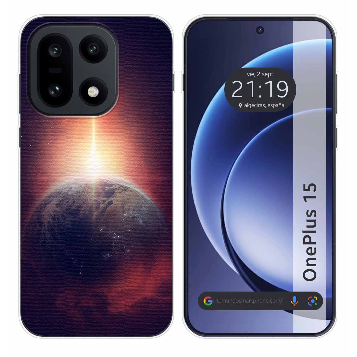 Funda Silicona para OnePlus 15 5G diseño Tierra...