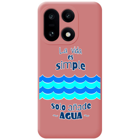Funda Silicona Líquida Rosa para OnePlus 15 5G diseño Agua Dibujos