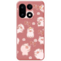 Funda Silicona Líquida Rosa para OnePlus 15 5G diseño Cerdos Dibujos