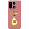 Funda Silicona Líquida Rosa para OnePlus 15 5G diseño Vegan Life Dibujos