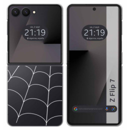 Funda Silicona Transparente para Samsung Galaxy Z Flip 7...