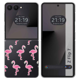 Funda Silicona Transparente para Samsung Galaxy Z Flip 7...