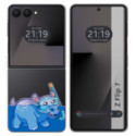 Funda Silicona Transparente para Samsung Galaxy Z Flip 7 5G diseño Hipo Dibujos
