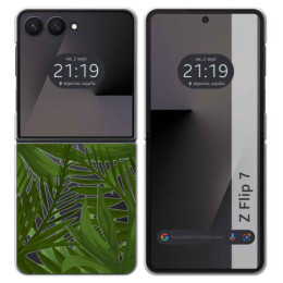 Funda Silicona Transparente para Samsung Galaxy Z Flip 7...