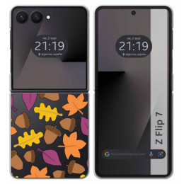 Funda Silicona Transparente para Samsung Galaxy Z Flip 7...