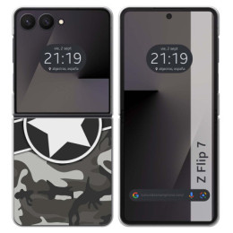 Funda Silicona para Samsung Galaxy Z Flip 7 5G diseño...