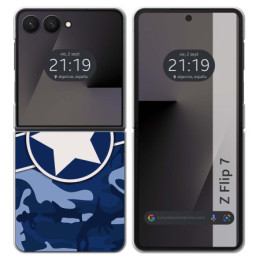 Funda Silicona para Samsung Galaxy Z Flip 7 5G diseño...