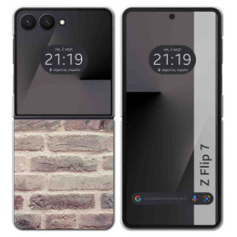 Funda Silicona para Samsung Galaxy Z Flip 7 5G diseño...