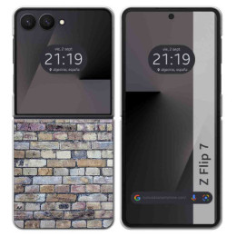Funda Silicona para Samsung Galaxy Z Flip 7 5G diseño...