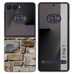 Funda Silicona para Samsung Galaxy Z Flip 7 5G diseño...