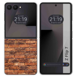 Funda Silicona para Samsung Galaxy Z Flip 7 5G diseño...