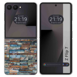 Funda Silicona para Samsung Galaxy Z Flip 7 5G diseño...